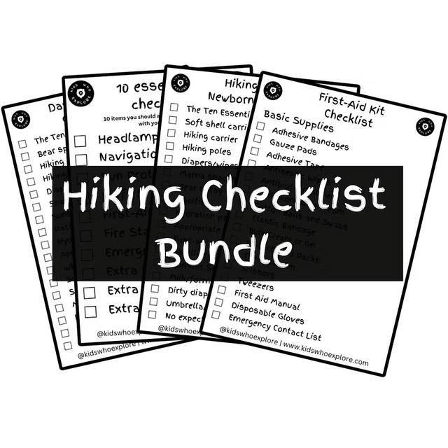 Hiking Checklist Bundle