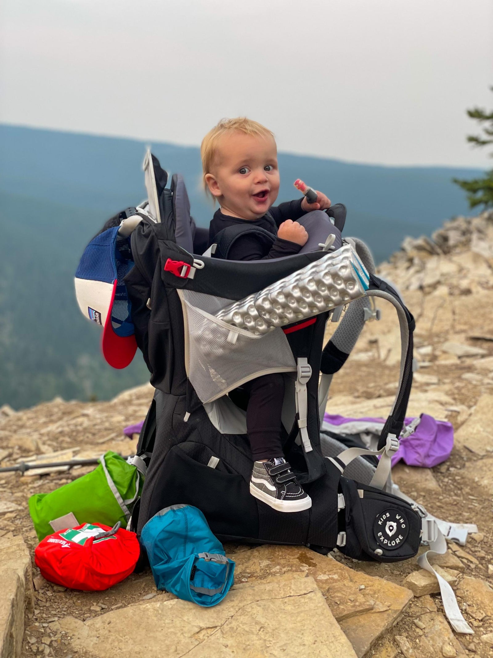 When to Transfer Baby to a Hard-Frame Hiking Carrier: After the Six Month Milestone for Hiking Babies when Switching to the Hard-Frame Carrier from the Soft-Shell Carrier