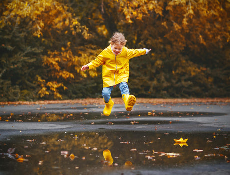 How to Hike in the Rain with Kids