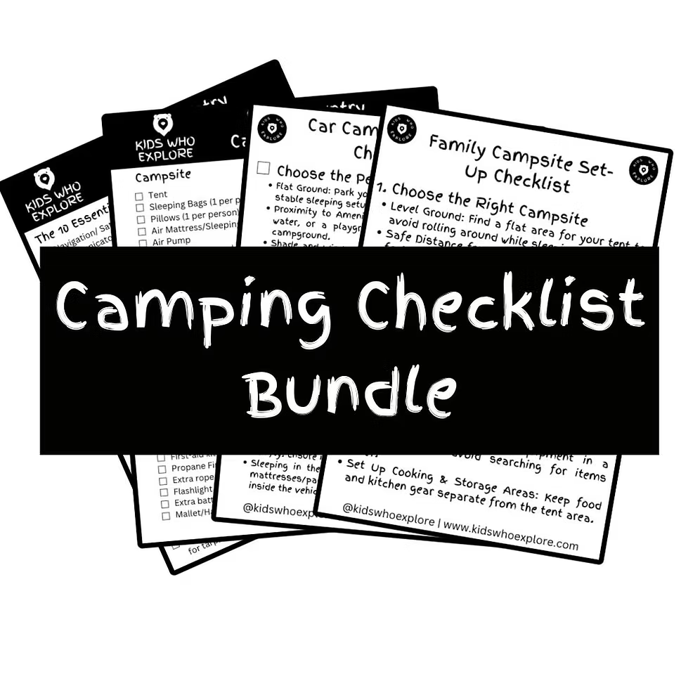 Camping Checklist Bundle